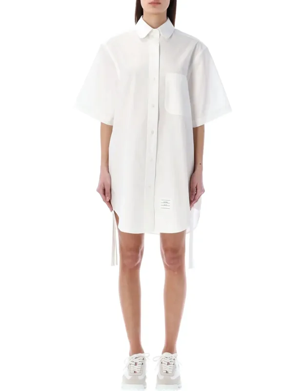 Poplin Shirt Mini Dress