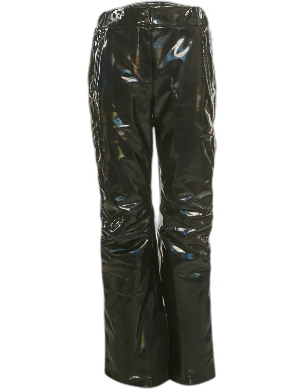 Logo Strip Holographic Ski Pants