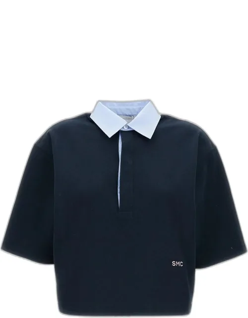 Piquet Polo Cropped T-shirt