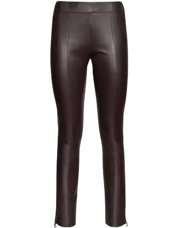 Nappa Leather Thigh Pants