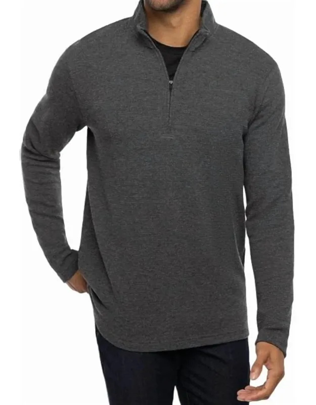 Cloud Waffle Quarter Zip Golf Pullover