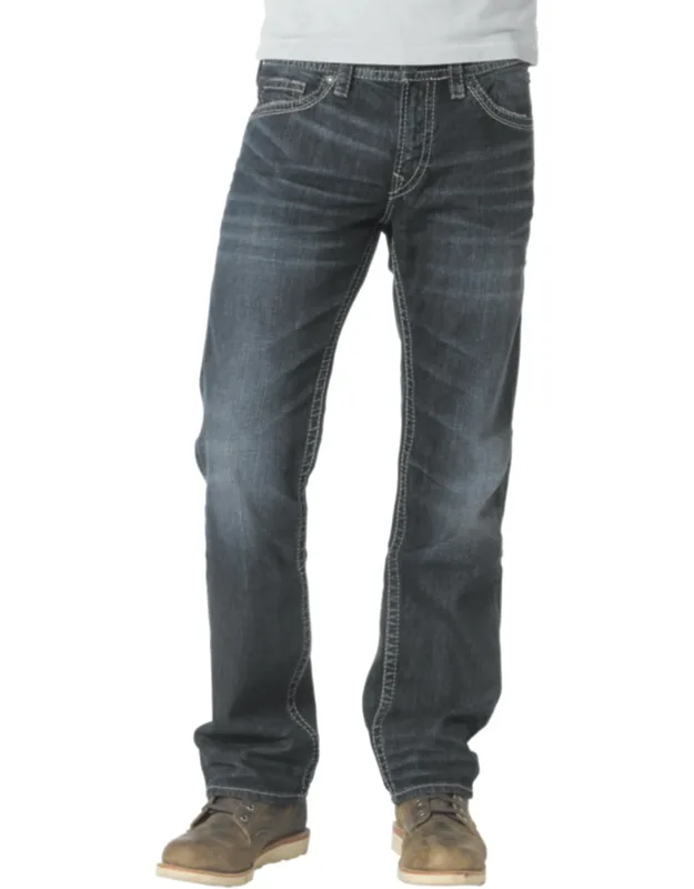Relaxed Fit Straight Leg Jeans
