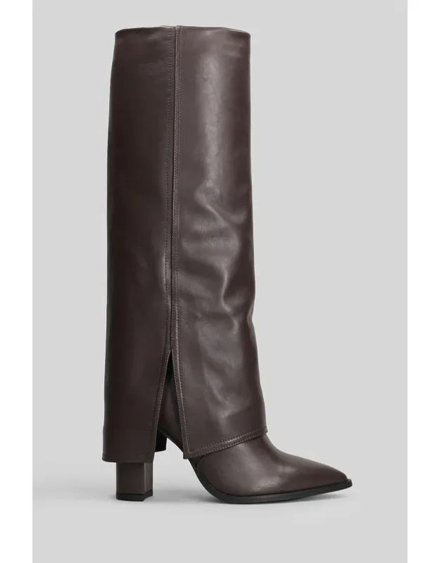 Teddy High Heel Boots