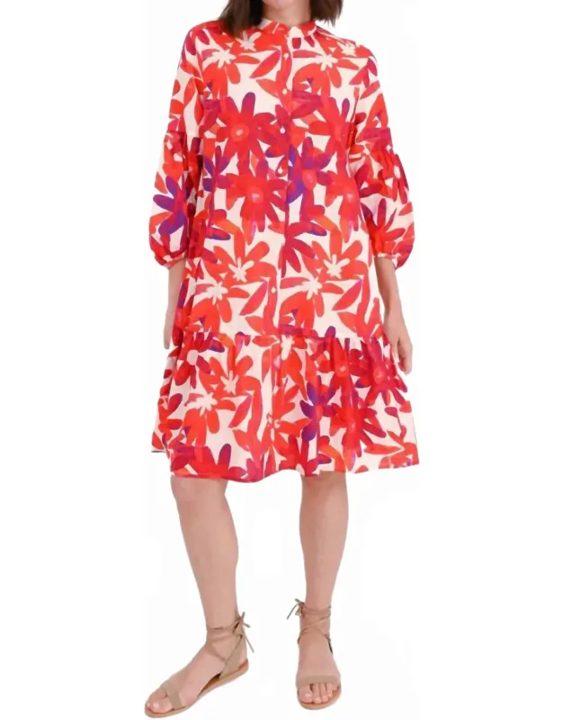 Ruffled Mini Dress
