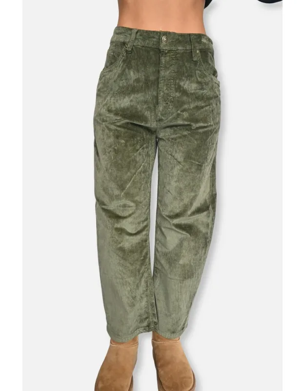 Deep Trance Cord Straight Pants