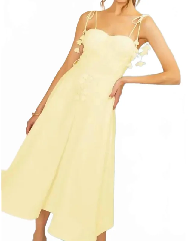 Tie Belt Flare Midi Dress