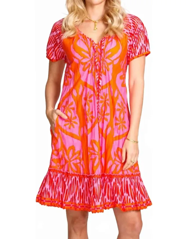 Sorrento Shirred Dress