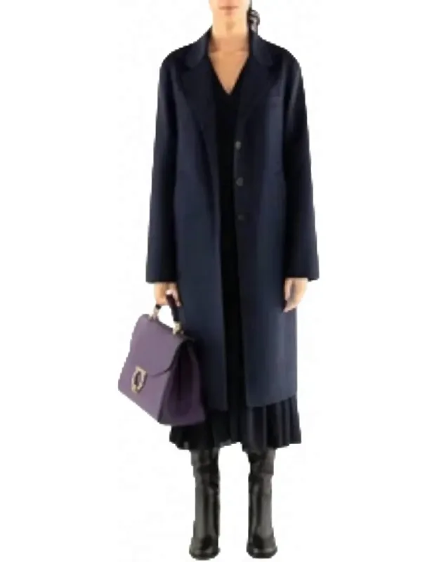 Long Sleeve Single Breasted Coat
