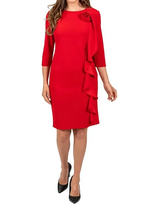 Flower Ruffle Dress