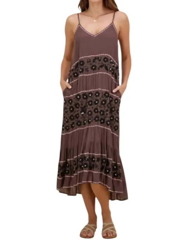 Spaghetti Strap Midi Dress