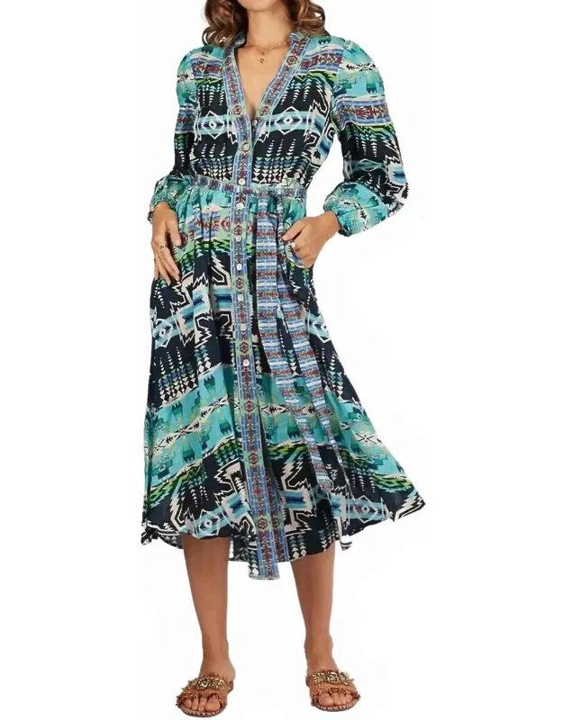 Western Maxi Dress