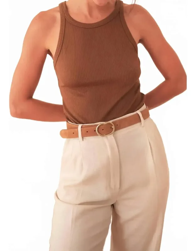 Basic Ribbed Knit Tank Top