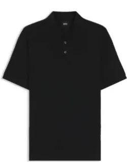 Monogram-jacquard Polo Shirt In Cotton