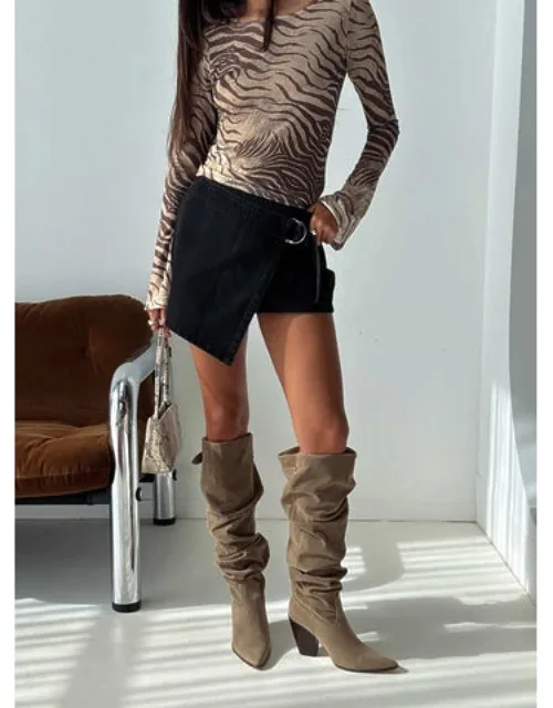 Wrap Mini Skirt