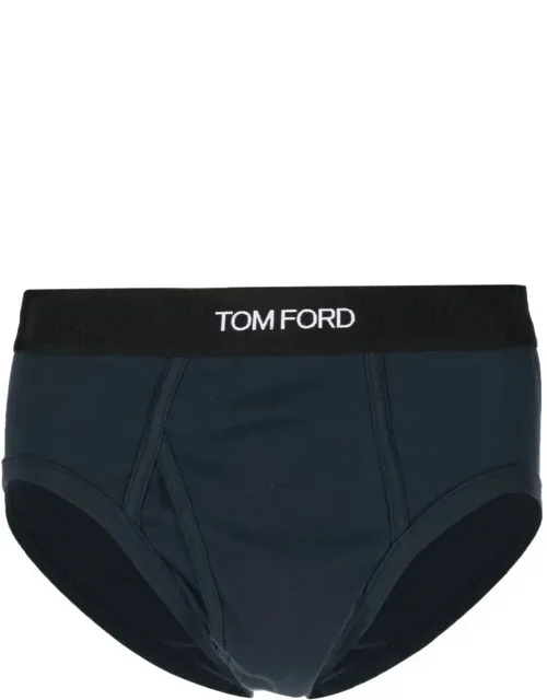 Logo-waistband Briefs