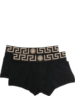 Medusa-jacquard Briefs (pack Of Two)