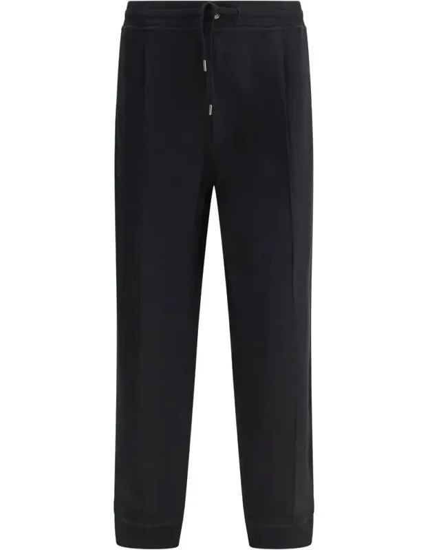 Brunello Cucinelli Sweatpants With Ribbed Cuffs And Adjustable Drawstring