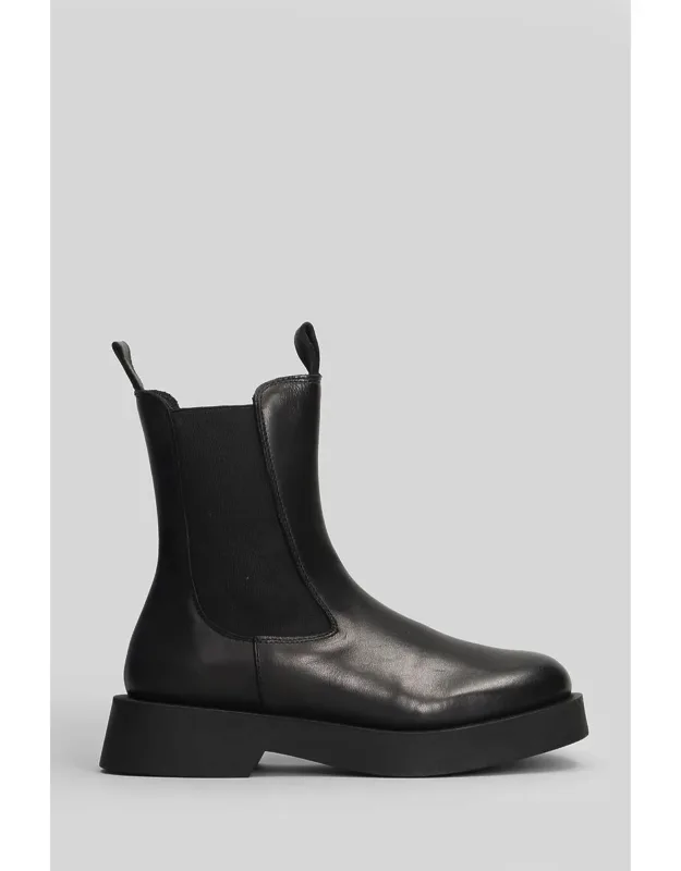 Asiago Low Heel Ankle Boots