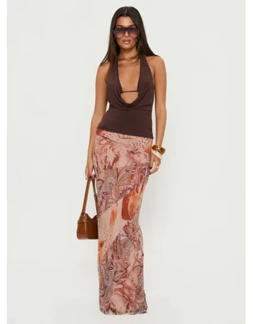 Dorella Spliced Maxi Skirt