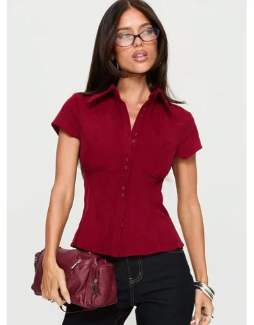 Cottesloe Cord Blouse Top