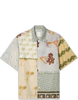 Multi Textile Mix-up Shirt