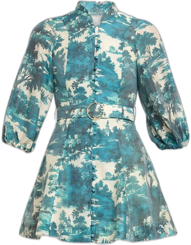 Belted Mini Dress