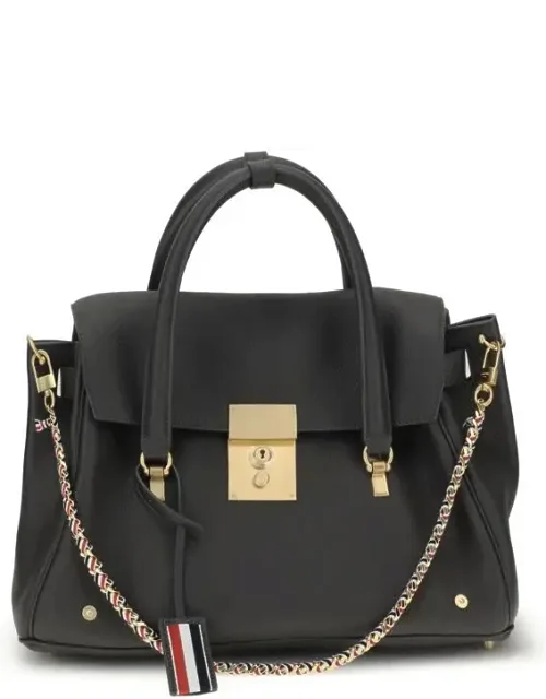 Thom Browne Elegant Pebble-grained Leather Bag
