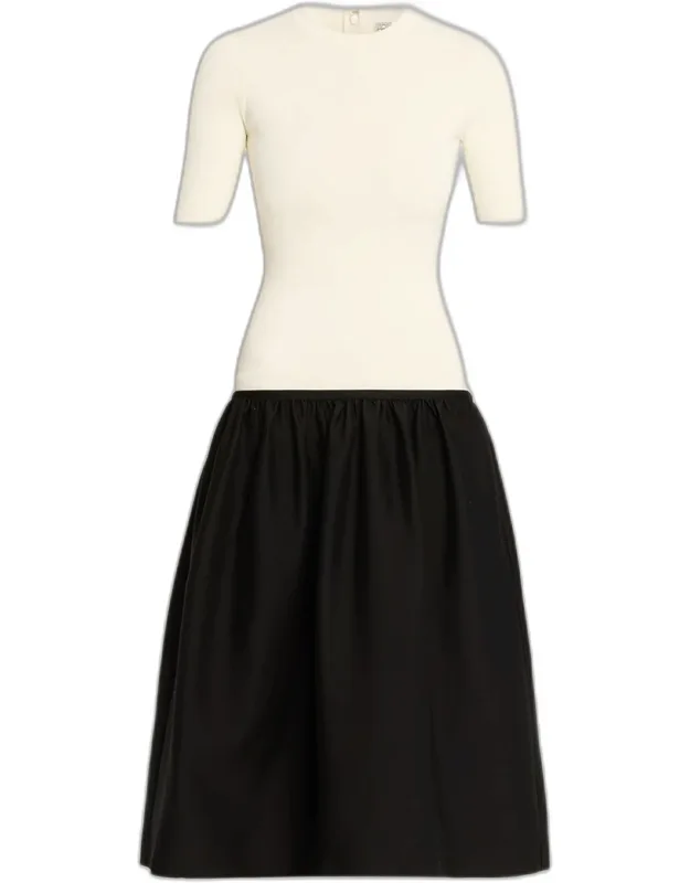 Twinflower Drop-waist Midi Dress