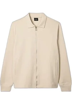 Double-face Jersey Zip-front Sweatshirt