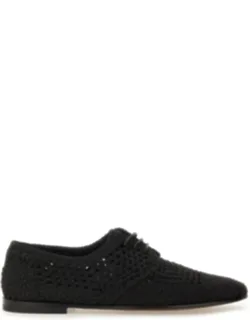 Woven Fabric Derby Shoes