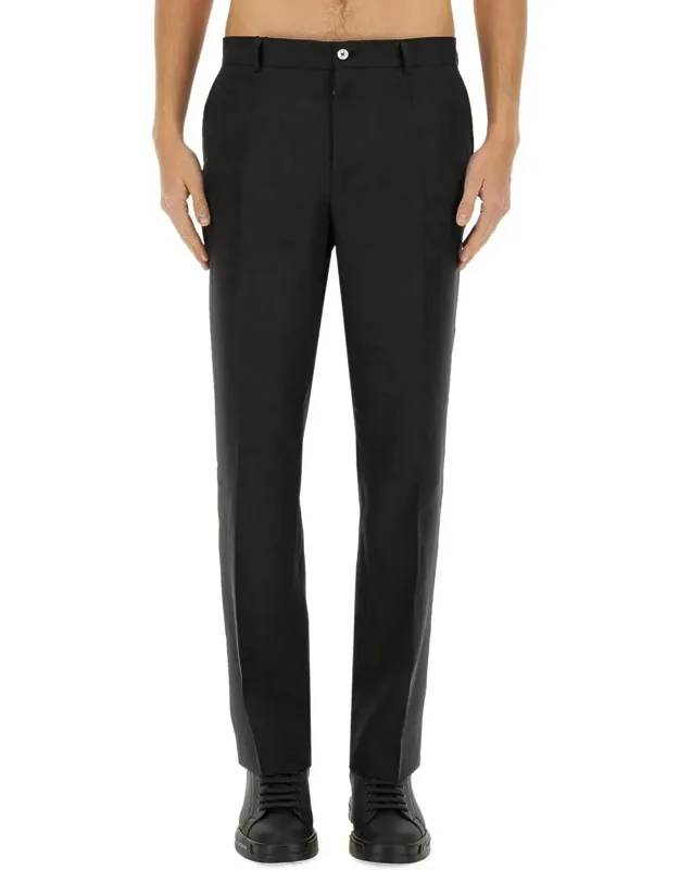 Stretch Linen Tailored Pants