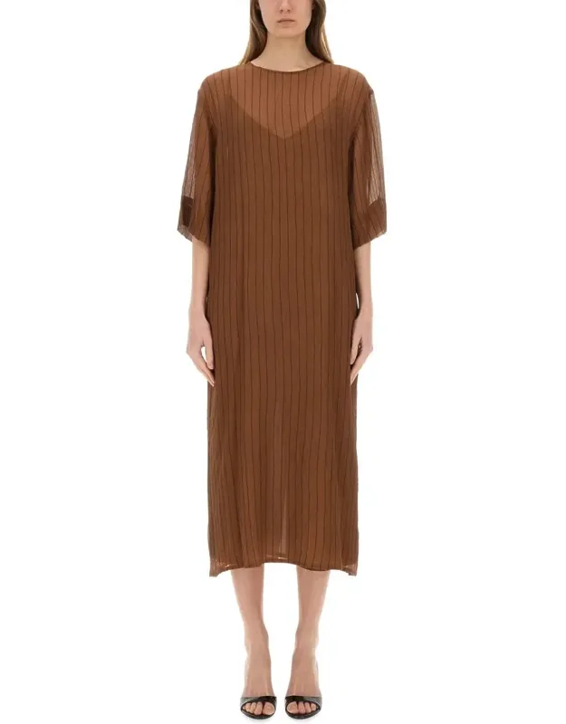 Silk Midi Dress