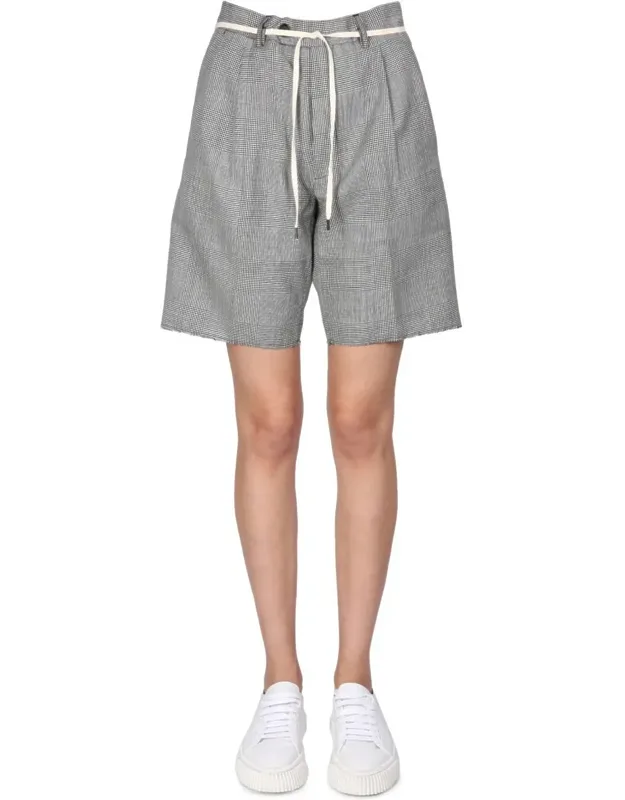 Stretch Flannel Bermuda Shorts