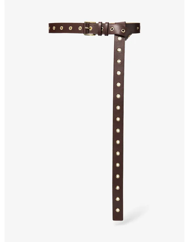 Grommeted Leather Belt