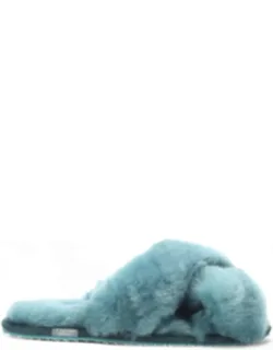 Genuine Sheepskin Crossover Comfort Slippers