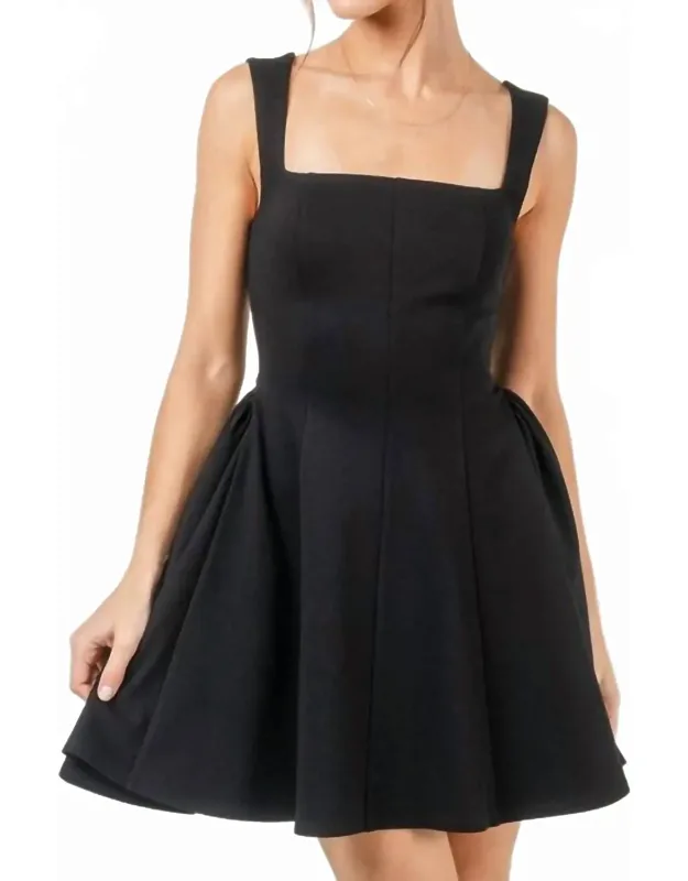 Ponte Knit Mini Dress