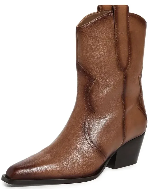 Free People Cat Nap Cowboy Boot With Rubber Sole And Lightly Cushioned Insoles