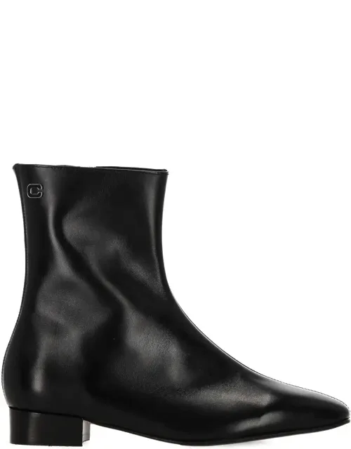 Boots Zip Fastening Square Toe