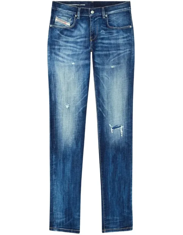 Diesel Jeans Mid-rise Five-pocket