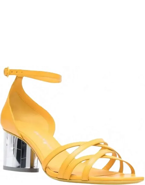 Mirrored-heel Sandals