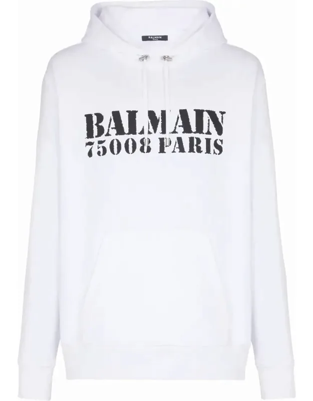 Sweater With Round Neckline And Adjustable Hood With Drawstring