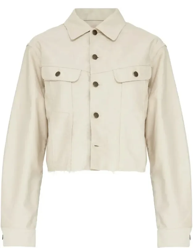 Jacket With Button Closure And Chest Pockets