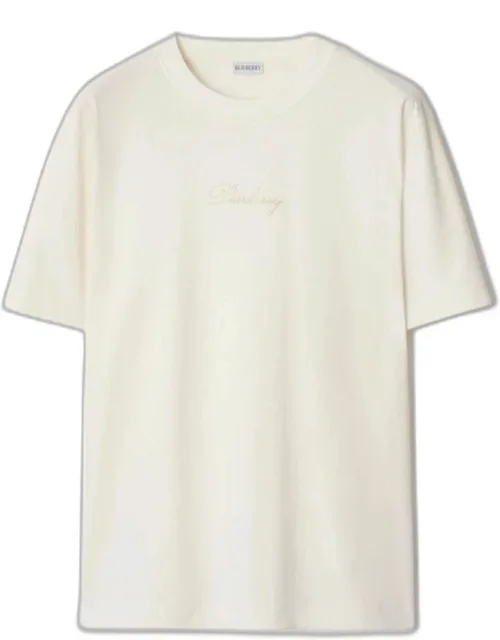 Burberry T-shirt - High-quality Cotton, Minimalist Design