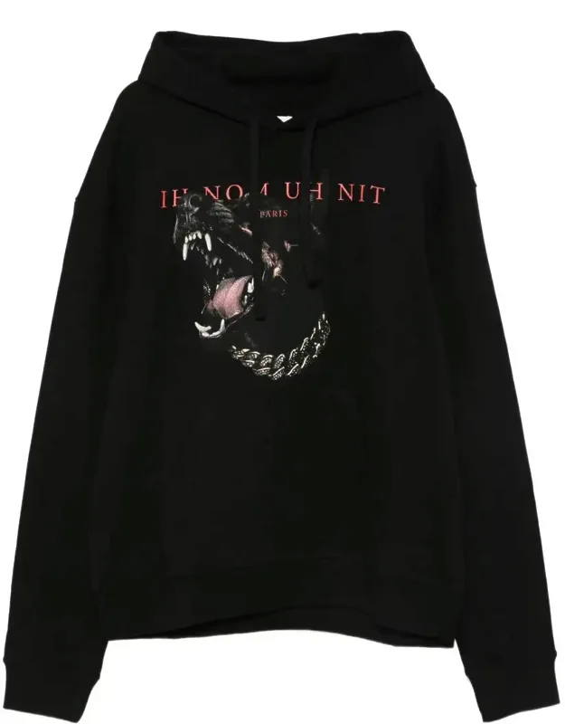 Sweater With Hooded Neckline And Kangaroo Pocket