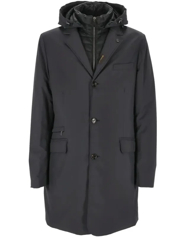 Jacket With Detachable Panels And Water-resistant Design