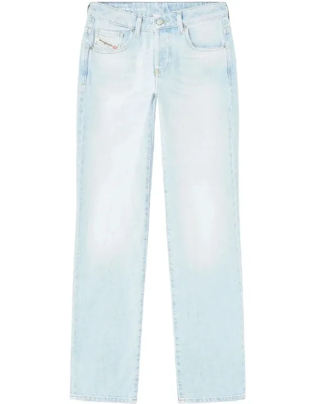Diesel Jeans Five-pocket Design Zip Fastening