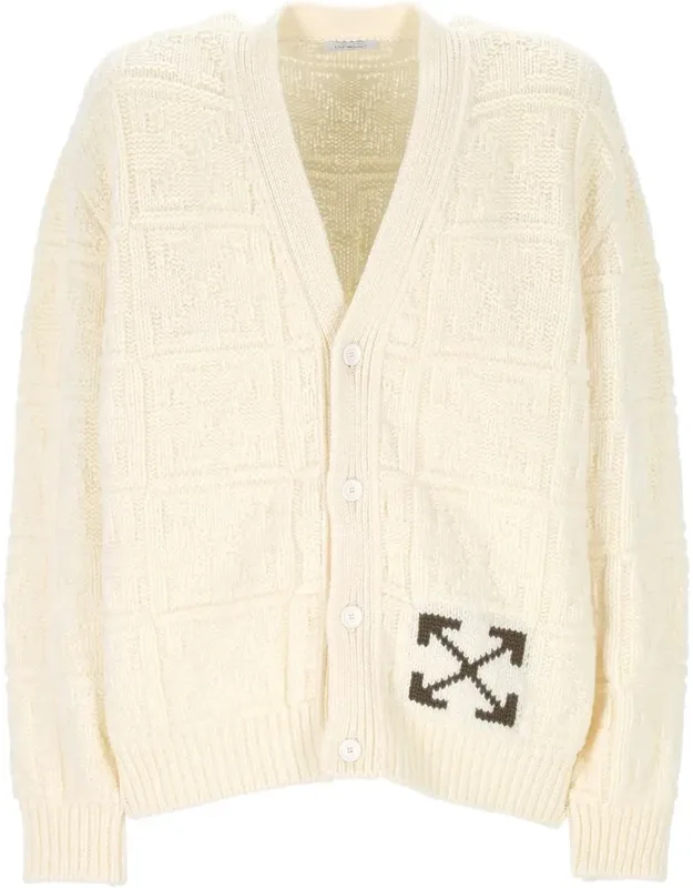 Sweater V-neck Front Button Fastening
