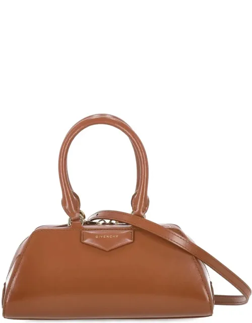 Bag Leather Construction Top Handle