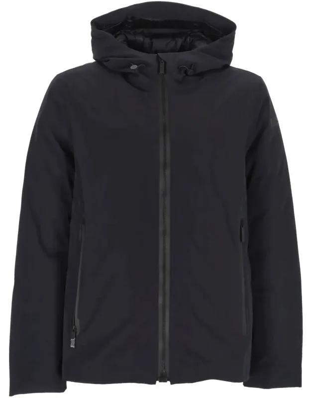 Jacket With Zip Fastening And Side Zip Pockets