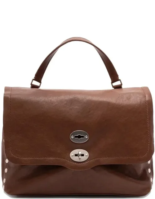 Bag With Top Handle And Silver-tone Hardware